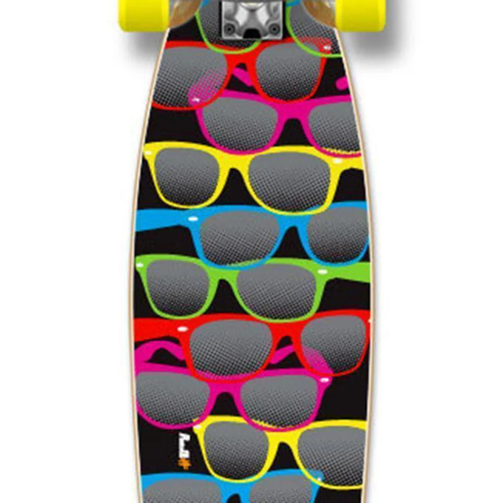 Black Pintail Shades Longboard 40 inch from Punked - Complete - Image 6