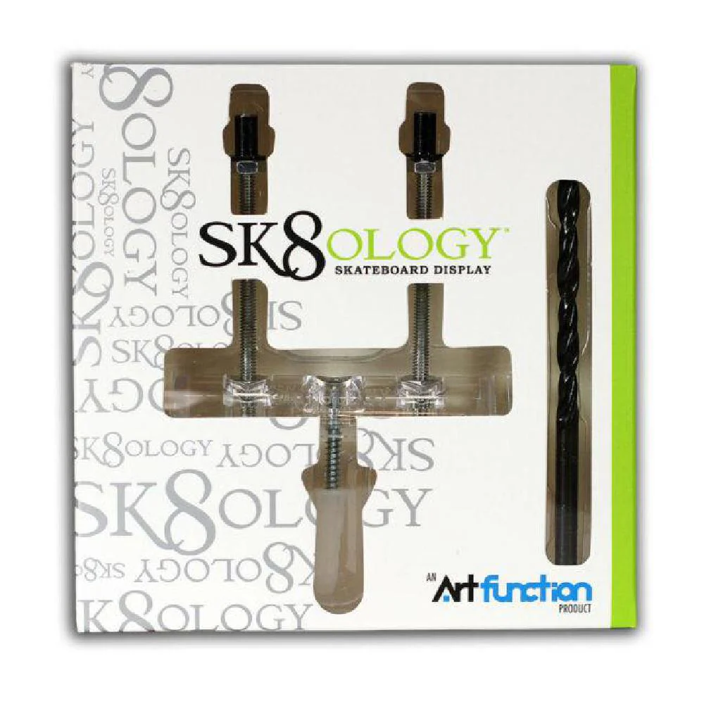 Sk8ology Skateboard Longboard Deck Display Wall Bracket With Drill Bit - Image 4