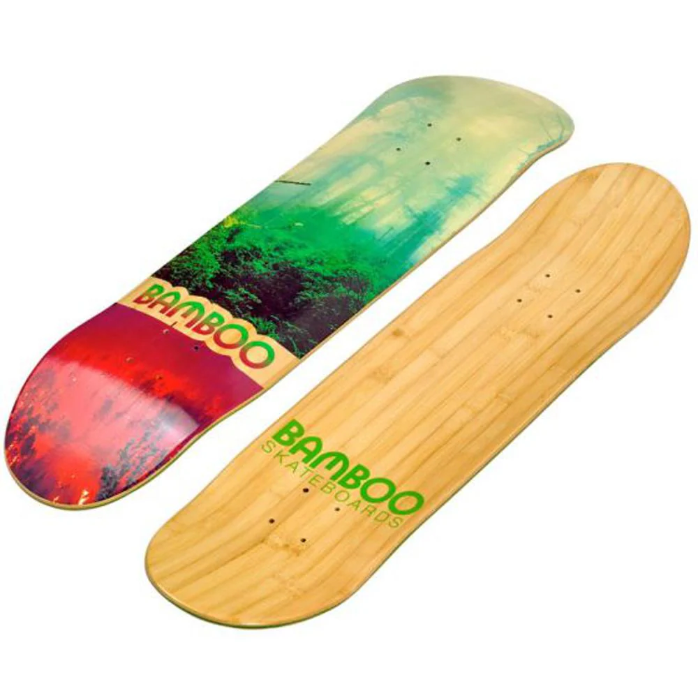 Forest Disaster Graphic Bamboo Skateboard - Image 3