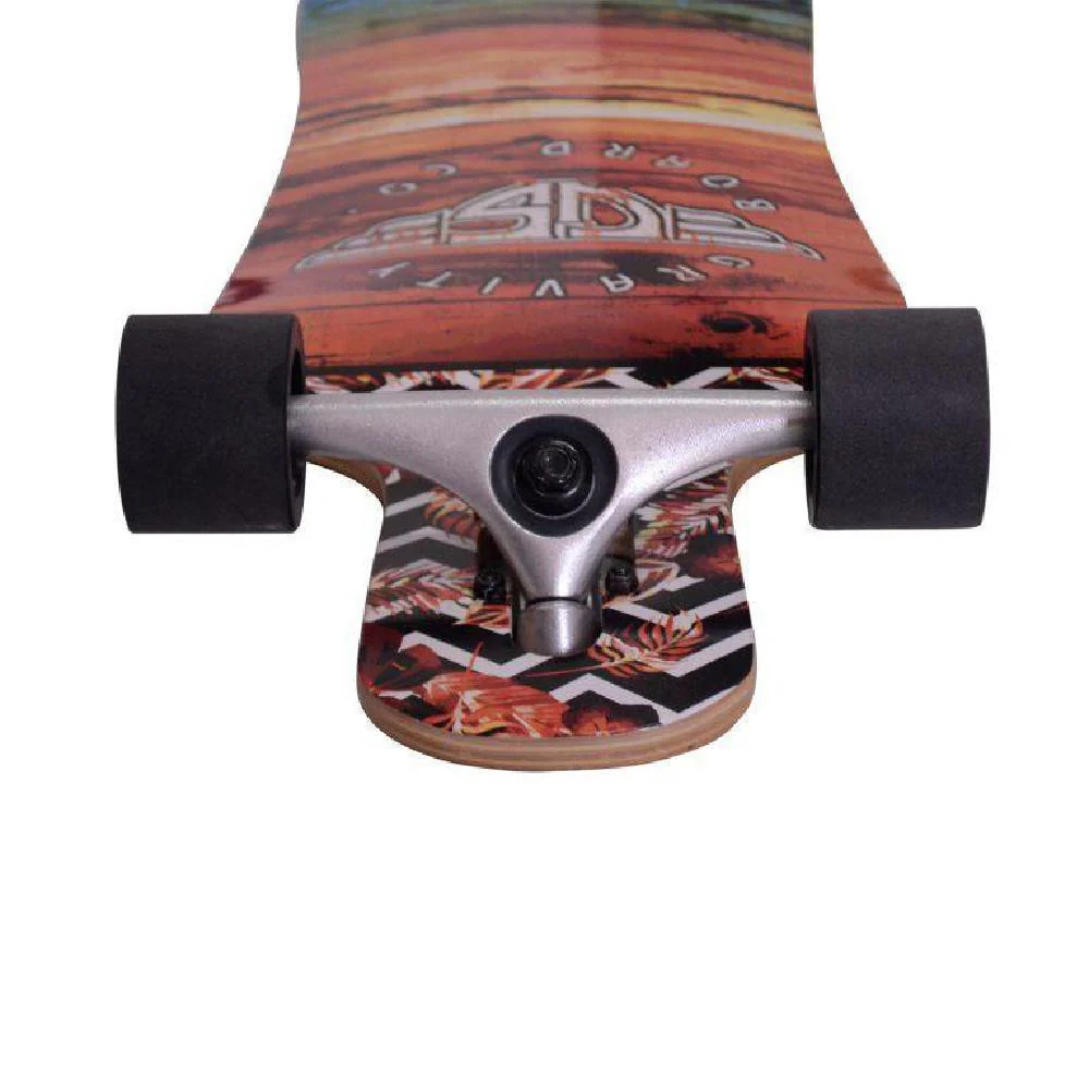 Gravity Drop Through 38" Pop Grunge Longboard - Image 3