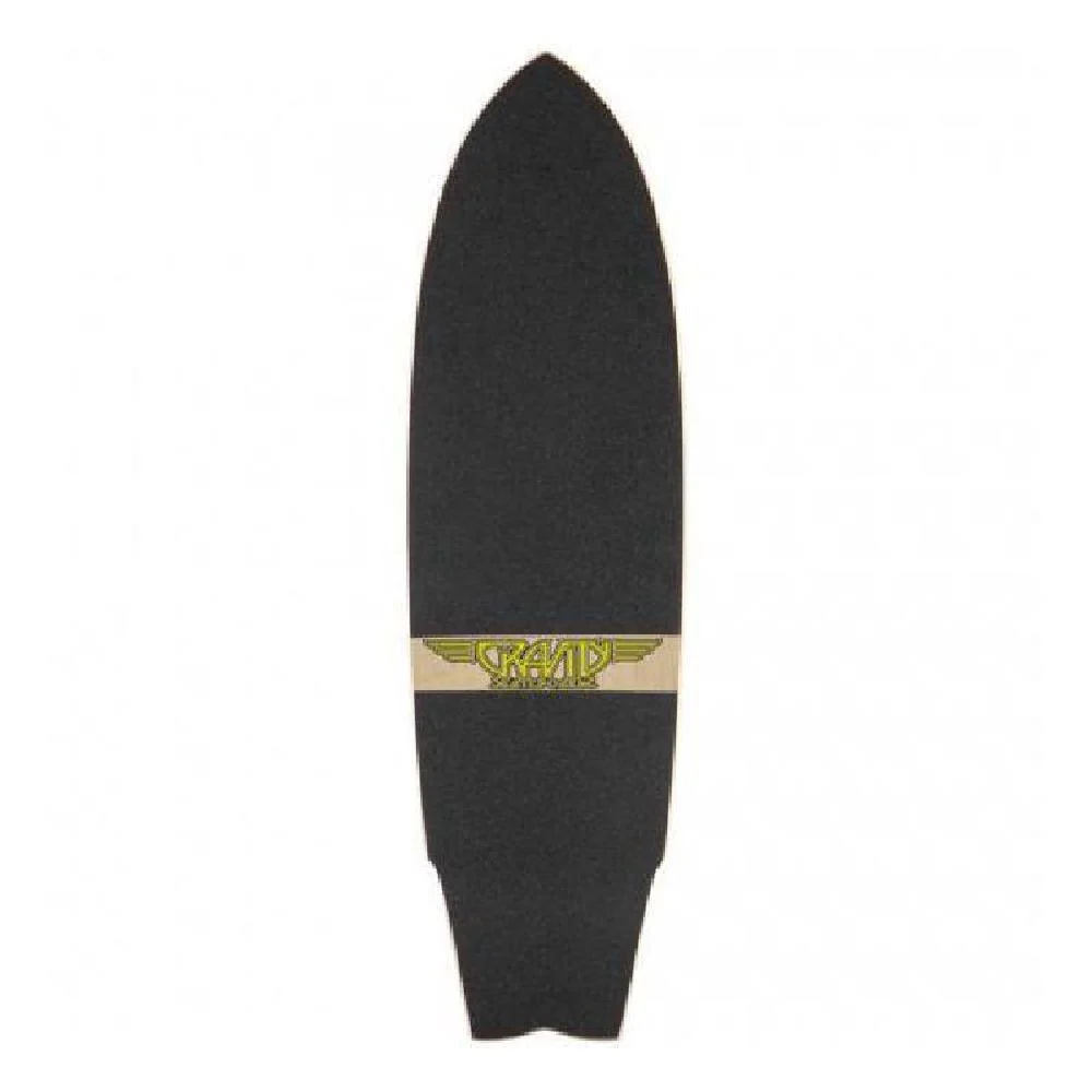 Gravity Pro Series Larry Bertlemann Lemon Lime 33" Longboard - Image 3