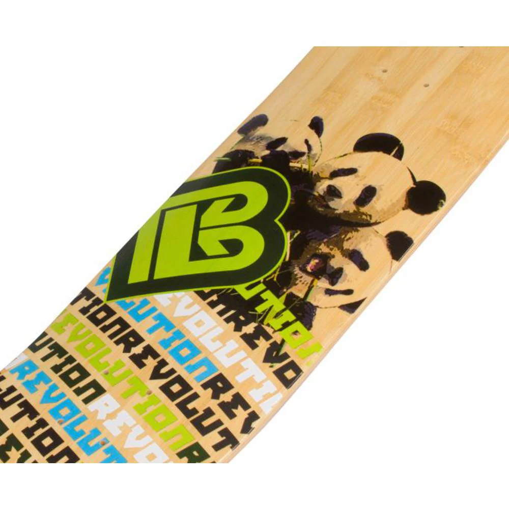 Panda Revolution Graphic Bamboo Skateboard Limited - Image 3