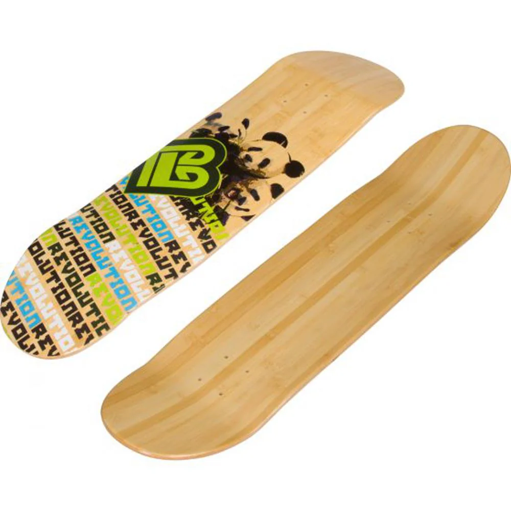 Panda Revolution Graphic Bamboo Skateboard Limited - Image 4