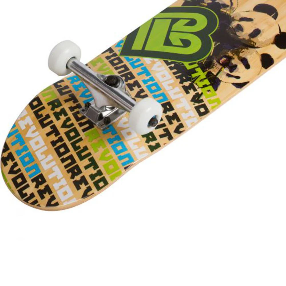 Panda Revolution Graphic Bamboo Skateboard Limited - Image 6