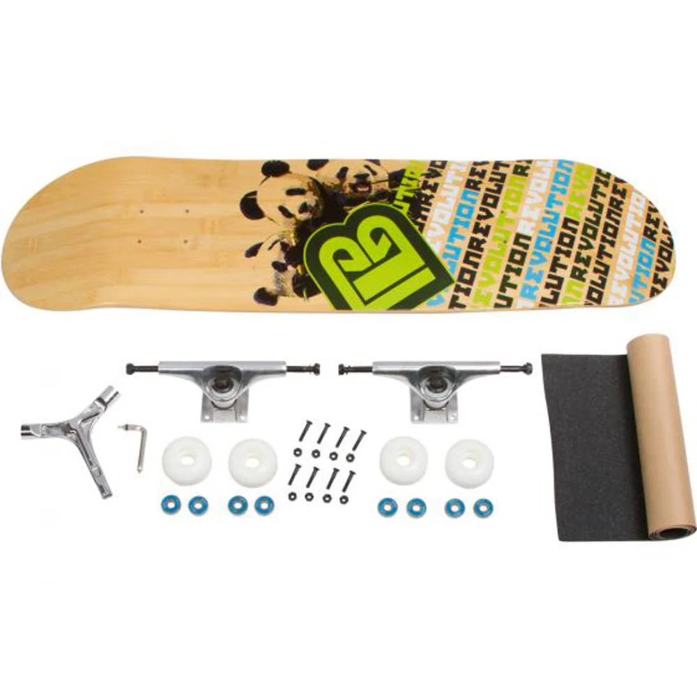 Panda Revolution Graphic Bamboo Skateboard Limited - Image 7