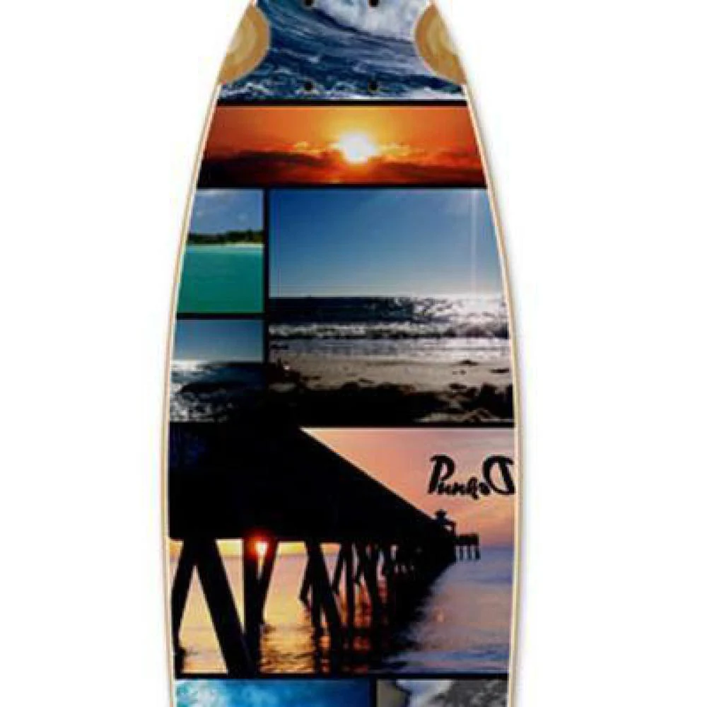 Punked Seaside Pintail Longboard 40 inch - Complete - Image 3