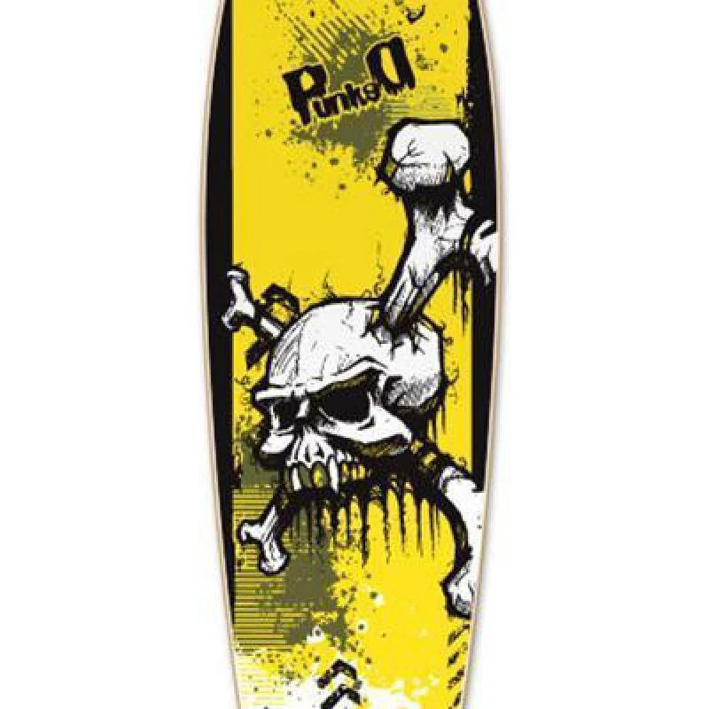 Punked Skull Pintail Longboard 40 inch - Complete - Image 5