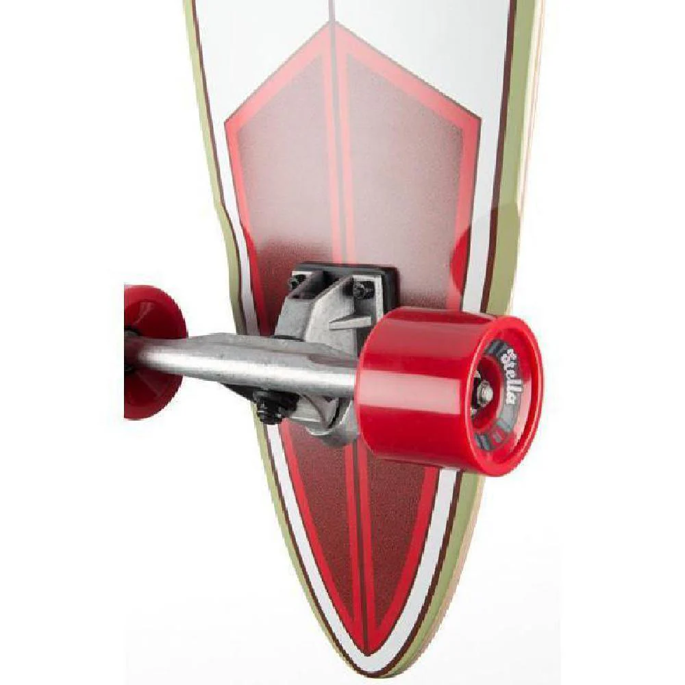 Stella Crimson 42" Pintail Longboard Complete - Image 5