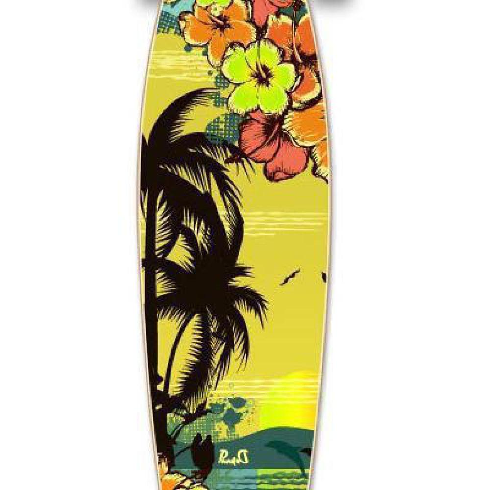 Tropical Day Pintail Longboard 40 inch from Punked - Complete - Image 5